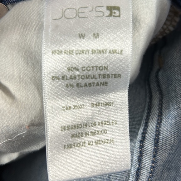 JOE’S Jeans High-Rise Curvy Skinny Ankle Jeans in Laticia Wash Size M - Picture 2 of 8